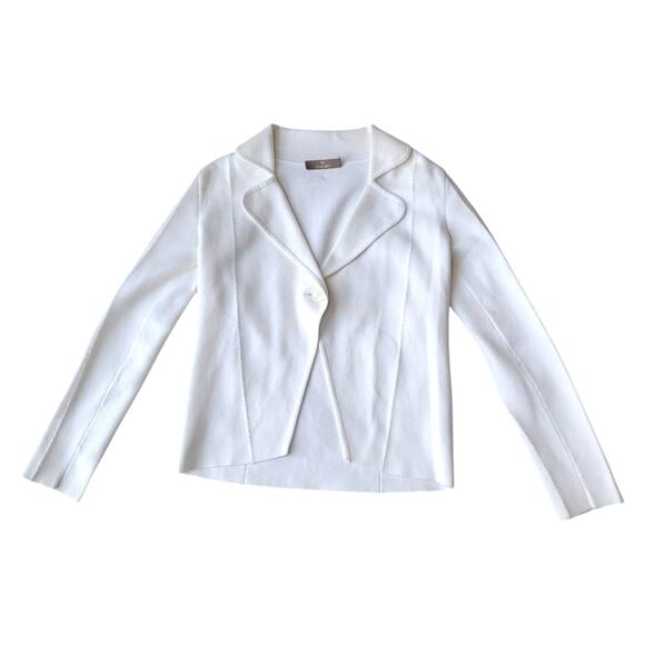 Cruciani Knit Sweater White 40 Small 4 - Picture 3 of 10